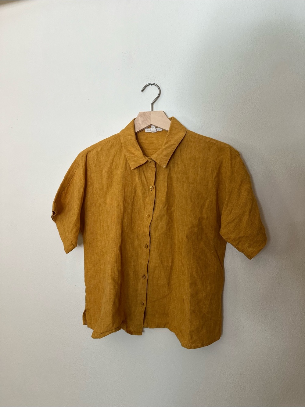 Eileen Fisher linen blouse